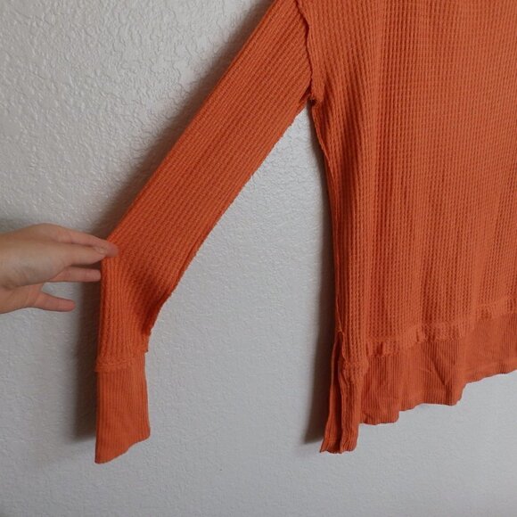 Free People We The Free North Shore Thermal Tunic Long Sleeve size S & M - Picture 7 of 11